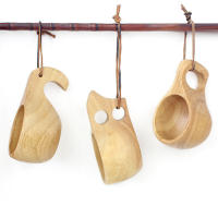 Tazas de madera de haya hechas a mano - details 4