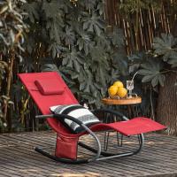 jardín Mecedora con reposapiés Tumbona ergonómica Negro OGS28-SCHx2 ES - details 128