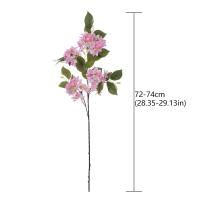 Flor Lila Artificial de tacto Real, rama de flor Lila de seda elegante de lujo, flor falsa hecha a mano, decoración de jardín al aire libre - details 0