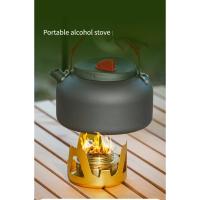 Estufa de Alcohol Portátil Mini Ideal para Acampar, Picnic, Barbacoa y Pescar - details 0