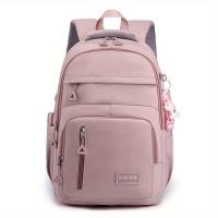 Mochila de nailon de moda para mujer, mochila informal resistente al agua de gran capacidad con correas ajustables - details 0