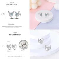 Pendientes colgantes de trébol de la suerte para mujer, plata pura, piedra Original, circón, herradura, verde de cuatro hojas, joyería de fiesta - details 6