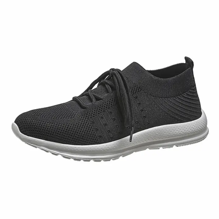 Zapatos deportivos de moda para mujer, zapatos deportivos tejidos voladores. - 1