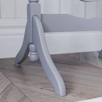 Espejo rectangular de cuerpo entero, de pie, de madera, giratorio, para dormitorio, pasillo, cómoda, color blanco - details 21