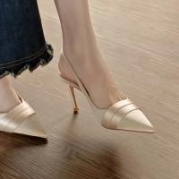 Sandalias de Tacón Alto para Mujer Verano 2025 Diseño de Punta en Pico, Elegante y Formal - details 4