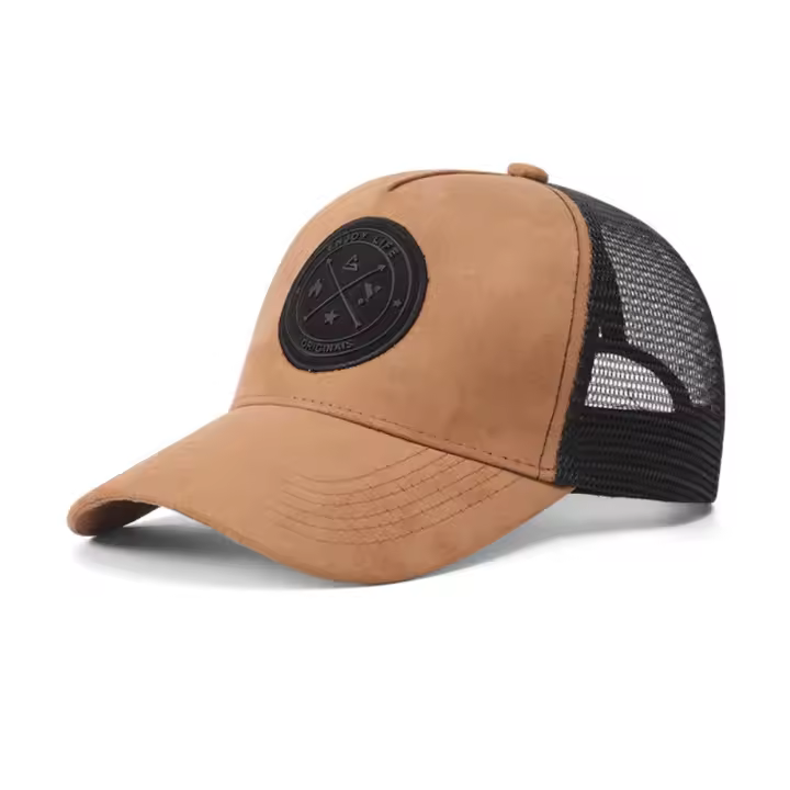 Gorra ligera y transpirable de malla con visera, gorra de béisbol ajustable con agujeros para hombre, sombrero de sombrilla suave de poliéster para mujer, verano - 1