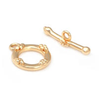 Pulsera de Tirantes Geométricos de Latón Dorado 18K Clasps para Hacer Joyería DIY - details 44