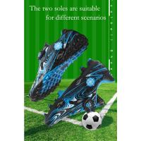Zapatos de fútbol de marca para niños, zapatos de fútbol profesionales FG/TF, botines para niños y niñas, zapatillas de fútbol para césped, zapatos de entrenamiento de fútbol sala al aire libre - details 10