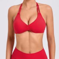 Camiseta sin mangas de Yoga con doble botón ajustable para mujer, Top deportivo ajustado y transpirable, sujetador de gimnasio para correr al aire libre de secado rápido - details 16