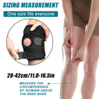 Rodillera deportiva de piezas, soporte abierto para rótula, envoltura protectora para artritis, ACL, correr, baloncesto, desgarro de menisco, atlético, 1 unidad - details 12