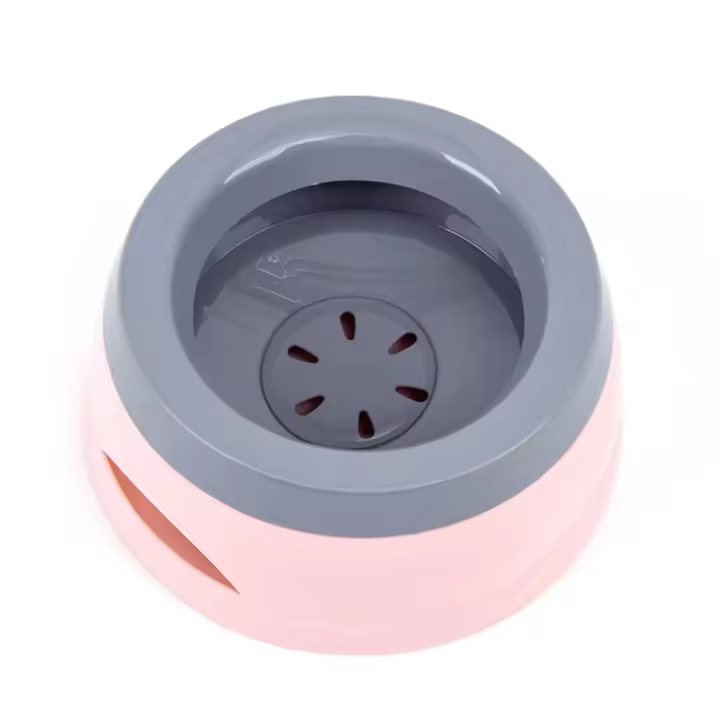 Cuenco Plegable de Acero Inoxidable para Mascotas Cuenco de Comida Vertical Alto para Gatos y Perros Protector de Cuello Cuenco de Plástico Portátil para Perros - 1