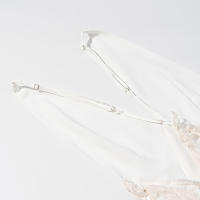 Vestido de tirantes de encaje con retazos calados versátiles a la moda para mujer nuevo estilo - details 17