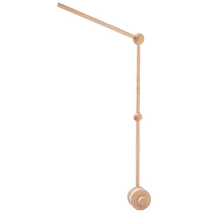 Brazo móvil para cuna de bebé, brazo móvil de madera para cuna, colgador móvil para cuna, decoración de guardería para niña - 1