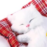 Juguetes de peluche de simulación de animales para niños, muñeco de felpa para dormir, gatos con sonido, decoraciones de juguete, regalo de cumpleaños para niños - details 18