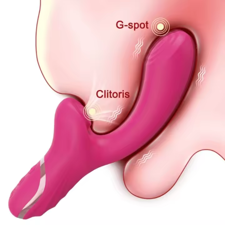 Vibrador de punto G para mujer, consolador estimulador al vacío, potente succionador de clítoris, juguetes sexuales para adultos, 20 modos - 1