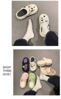 Sandalias nuevas DIY 2024, zuecos de dibujos animados, mules para mujer, plataforma de 7 cm, pantuflas de playa, con agujeros, zapatos de jardín para estudiantes y niñas - details 10
