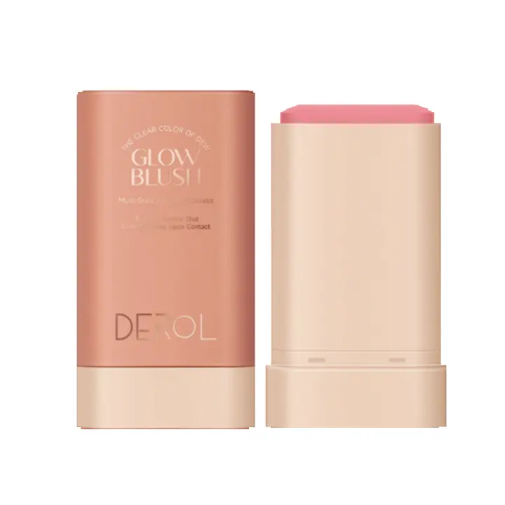 Colorete en Crema, Colorete en Barra, Labios y Ojos con Acabado Natural, Ligero y de Larga Duración - 1
