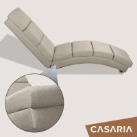 Chaise Longue Tumbona XXL London 186x89x55cm Sillón Ergonómico de Salón Oficina 180Kg Cuero Sintético Blanco - details 40