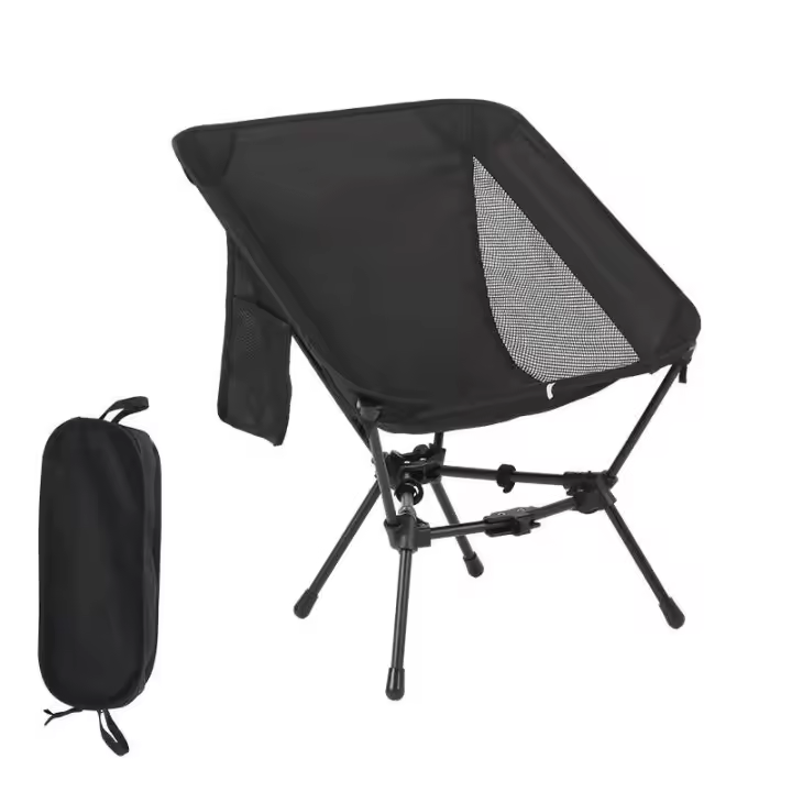 Silla plegable portátil ultraligera para mochila de camping, compacta y ligera, utilizada para senderismo y actividades en la playa - 1