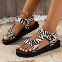 Sandalias planas de verano para mujer, zapatos con estampado, sandalias para mujer - details 1