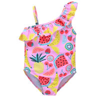 Traje de Baño de Dos Piezas Estampado de Sirena Ajuste Delgado para Niñas Ropa de Surf para Niños - details 1