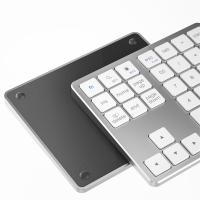 Teclado numérico inalámbrico ultradelgado con Bluetooth, 2,4G, recargable por USB, para IOS y Android, ventana blanca - details 6