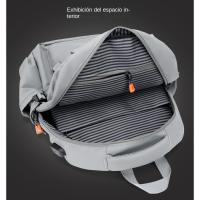 Mochila de gran capacidad para Hombres, bolsa de ordenador portátil, con múltiples capas de viaje - details 1