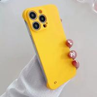 Funda de teléfono dura ultrafina sin bordes para iPhone 15 Plus 14 Plus 13 12 11 Pro Max, carcasa trasera mate a prueba de golpes sin marco - details 8