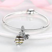 Pulsera de encanto S925 Plata esterlina 100% real con diseño de animales para mujeres joyería fina de cumpleaños regalo con piedra principal de zirconia y otros materiales naturales - details 0
