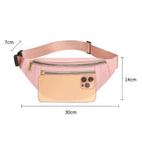 Riñonera sencilla y versátil, bolso de hombro ligero con bolsillos para senderismo, mping y viajes - details 1