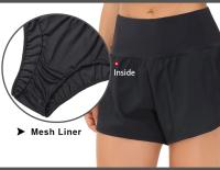 Pantalones cortos deportivos Lo de cintura alta de secado rápido para mujer, ropa deportiva para gimnasio, Yoga, correr,ciclismo - details 4