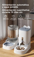 Alimentador Automático de Mascotas Bol para Alimentación de Gatos y Perros de Plástico Transparente - details 0