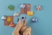 Pegatinas Decorativas Marinas Mini Pegatinas Magnéticas Creativas para Puertas de Neveras - details 5