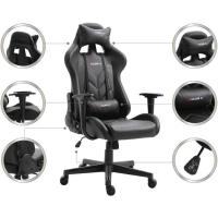 Silla de Racer Ergonómica Profesional para Juegos Videográmicos Ajustable en Altura y Inclinable - details 8