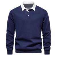Sudaderas con cuello tipo Polo para hombre, ropa informal y Social, sudaderas de algodón de calidad, nuevo diseño de moda de otoño, 2025 - details 1