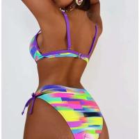 Bikinis arcoíris sexys, traje de baño push up para mujer, trío de baño, conjunto de bikini brasileño, ropa de playa, traje de baño para piscina - details 2
