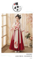 Disfraz súper inmortal para niñas Hanfu chino Tang, vestido de elemento Han, primavera y otoño, verano antiguo para niñas pequeñas - details 6