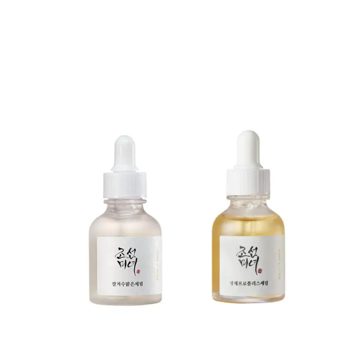 Beauty of Joseon [Línea de suero] Profundo: Arroz + Alfa-Arbutina + Suero iluminador: Propóleo + Niacinamida (30 ml) - 1