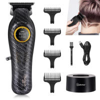 Hatteker-Motor sin escobillas de 8000RPM, cortadora de pelo profesional, cargador Base, pantalla LED, cortadora de pelo, Máquina para cortar cabello para hombres para el hogar - details 2