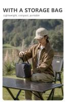 Suministros de acampada, estufa portátil de 2800W, caja de llama de alta potencia, horno, quemador de gas, picnic para acampar al aire libre - details 7