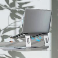 Soporte de Enfriamiento de Aluminio para Portátil y Escritorio 1pc; Soporte Ergonómico de Aluminio para Computadoras de 11 a 43.94 cm, Diseño de Enfriamiento, Adecuado para la Oficina en Casa - details 5