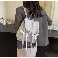 Kajenu-mochila con lazo de lona de nailon para mujer, bolso de viaje de gran capacidad, tendencia de moda, nicho coreano - details 21