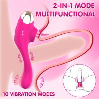 Vibrador para mujer, anillo para pene, estimulador del clítoris, succionador de clítoris, retardante de eyaculación, anillo alargador de pene, Juguetes sexuales para hombres y parejas - details 1