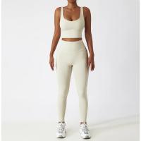 Sujetador deportivo cómodo y agradable para la piel con almohadilla para el pecho, camiseta sin mangas para mujer, gimnasio, Fitness, correr, Yoga, chaleco elástico, ropa interior para mujer - details 18