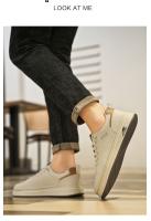 2025 Nuevo blanco limpio para hombres guapos y refrescantes para zapatos de moda versátiles e informales diarios - details 13