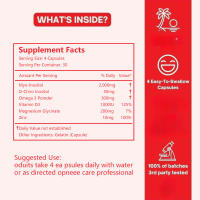Cápsulas de vitaminas del complejo de inositol de la hormona D-chiro - details 1