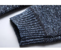 Otoño Invierno Casual cuello en V mantener caliente Tops al aire libre suelto versátil tejido polar abrigo nuevo sólido moda Cardigans suéter hombre - details 9