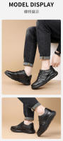 Cuero deportes y ocio zapatos de los hombres de la primera capa de cuero de vaca mano rascando la luz de los hombres casual solo zapatos versátiles zapatos antideslizantes - details 7
