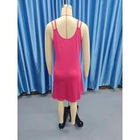 Vestido de verano nuevo, elegante, entallado, sin mangas y con cuello en V - details 1