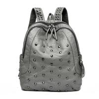 Mochipa De Cuero de gran capacidad para Mujer, Morral de lujo con diseño de Remaches, Bolso de hombre de alta calidad - details 31